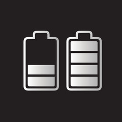 battery icon set