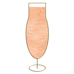 Champagne Wine Drink Cocktail Mocktail Glass for Party | Anniversary | New Year | Celebration