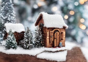 Naklejka premium Snow Globe