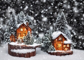 Fototapeta premium Snow Globe
