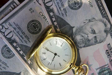Money background. Dollar banknotes. Financial concept.