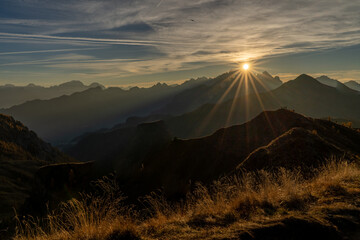 Dolomity,przełęcz , góry , dolomity, Włochy, Alpy, Tyrol, Passo Gardena - obrazy, fototapety, plakaty