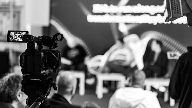 Cameras at an IT Seminar