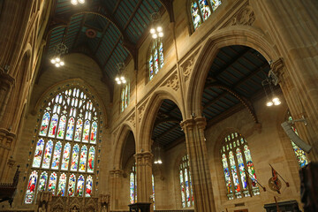 The arcade in St Andrew's Cathedral - Sydney