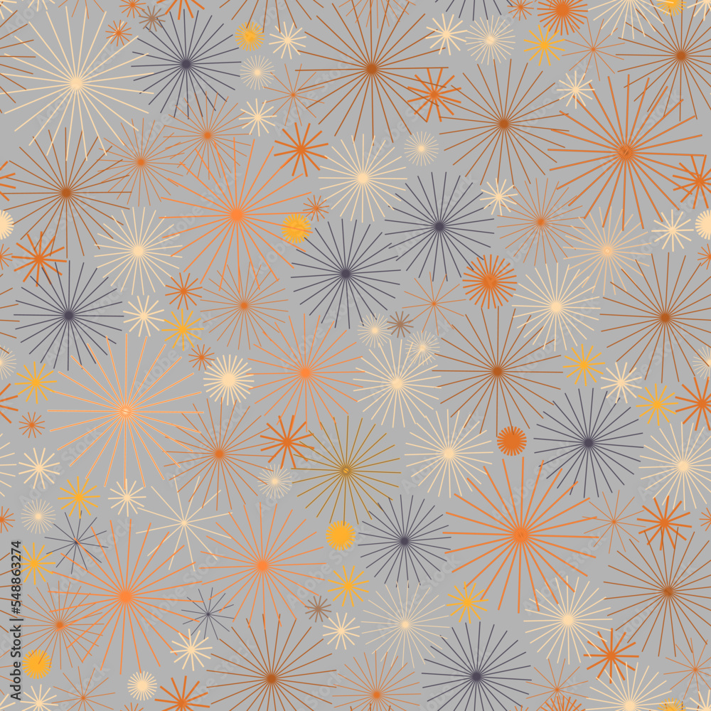 Aufkleber seamless pattern with linear circles. vector repeating texture. stylish background.