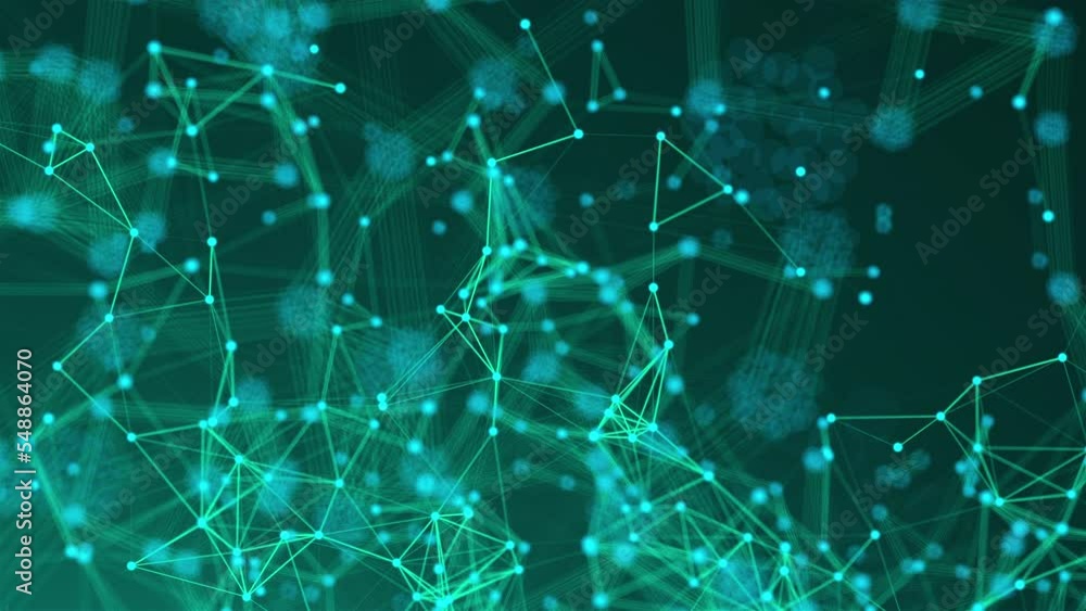 Poster abstract connection dots. computer generated 3d render