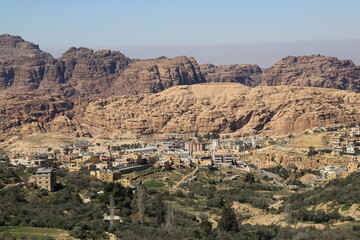 Jordanien - Stadt in den Bergen