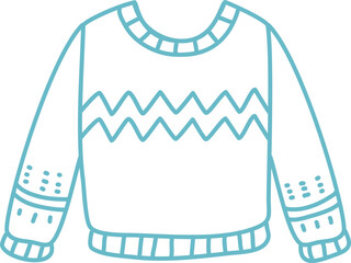 Hand drawn ugly sweater