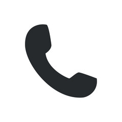 Call phone icon, simple illustration