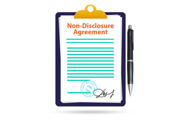 Non disclosure agreement commercial concept