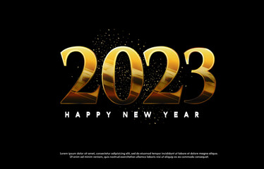 2023 for happy new year greetings.