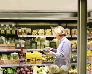 Man buying fruits at the market