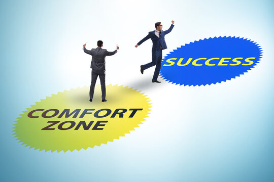 Concept Of Leaving The Comfort Zone