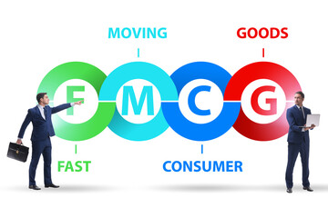 FMCG concept - fast moving consumer goods