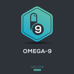 Creative (Omega-9) Icon, Vector sign.