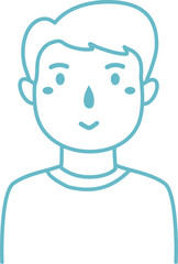 Profile icons hand drawn style