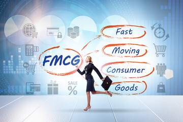 FMCG concept - fast moving consumer goods