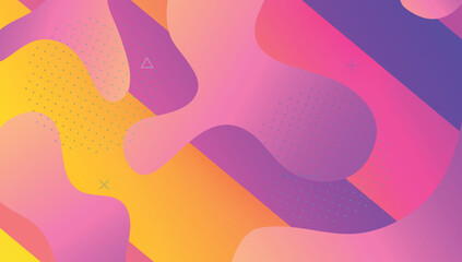 Gradient Design. Blue Mobile Cover. Trendy Paper. 3d Landing Page. Flow Digital Layout. Modern Website. Commercial Geometry. Futuristic Flyer. Lilac Gradient Design