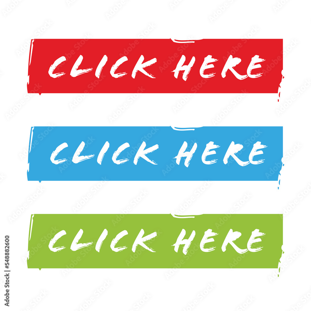 Poster click here action to call button set