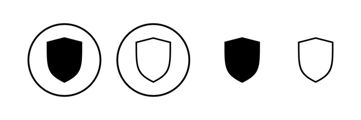 Shield icon vector illustration. Protection icon. Security sign and symbol
