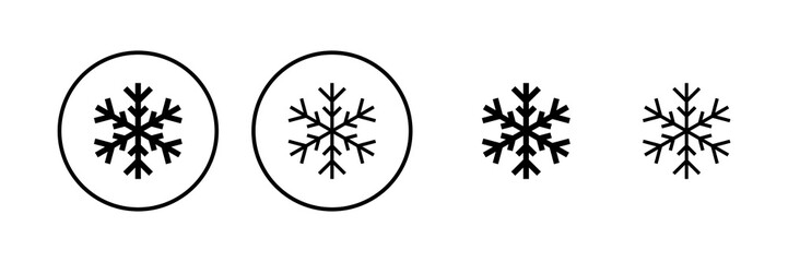 Snow icon vector illustration. snowflake sign and symbol