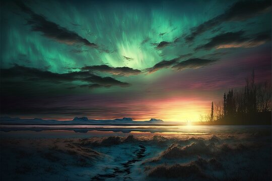 Đêm Bắc Phần Lan: Sự kỳ diệu của ánh sáng phía Bắc đêm nay sẽ khiến bạn ngỡ ngàng. Hãy tận hưởng niềm vui của cuộc phiêu lưu khi các vì sao lấp lánh và ánh sáng màu xanh lơ lửng trên bầu trời. Hãy xem những hình ảnh đẹp nhất về Đêm Bắc Phần Lan trên trang web của chúng tôi và thưởng thức cảnh tượng tuyệt vời này.
