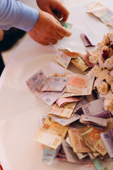 money in hand