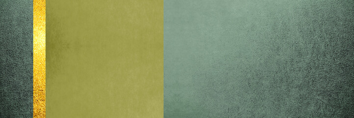 金色のラインのあるカードデザイン