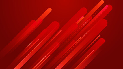 red background