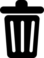  trash can icon vector logo template illustration on white background..eps