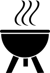 Fototapeta na wymiar BBQ cooking icon vector trendy on white background..eps