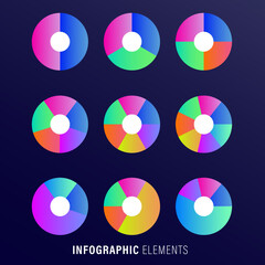 modern business infographic steps template background design