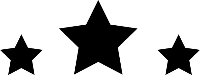 star icon glyph style design on white background