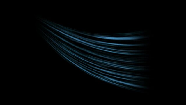 Air conditioner cool wind blowing effect, alpha channel