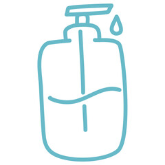 body soap pump icon