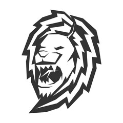 lion logo template Icon Illustration Brand Identity