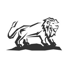 lion logo template Icon Illustration Brand Identity