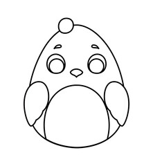 Black chicken egg icon. Natural and organic product painted in shape of birds. Graphic element for website. Minimalistic creativity and art, fashion and style. Cartoon flat vector illustration