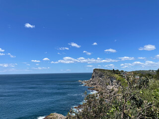 Cliff over looking the sea 