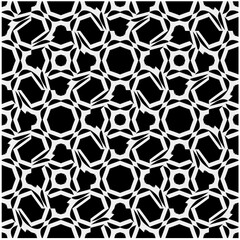 Monochrome Repeat Pattern.black and white grunge  background.Abstract halftone pattern.