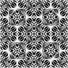 Monochrome Repeat Pattern.black and white grunge  background.Abstract halftone pattern.