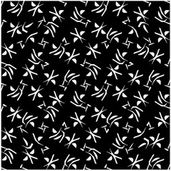 Monochrome Repeat Pattern.black and white grunge  background.Abstract halftone pattern.