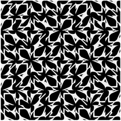Monochrome Repeat Pattern.black and white grunge  background.Abstract halftone pattern.
