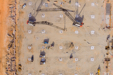 During construction process lot of heavy equipment is used on construction site