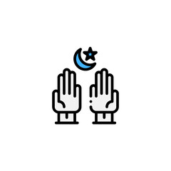 Obraz premium pray icon
