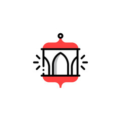 islamic lantern icon