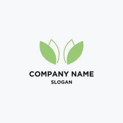 Nature leaf logo icon design template vector illustration
