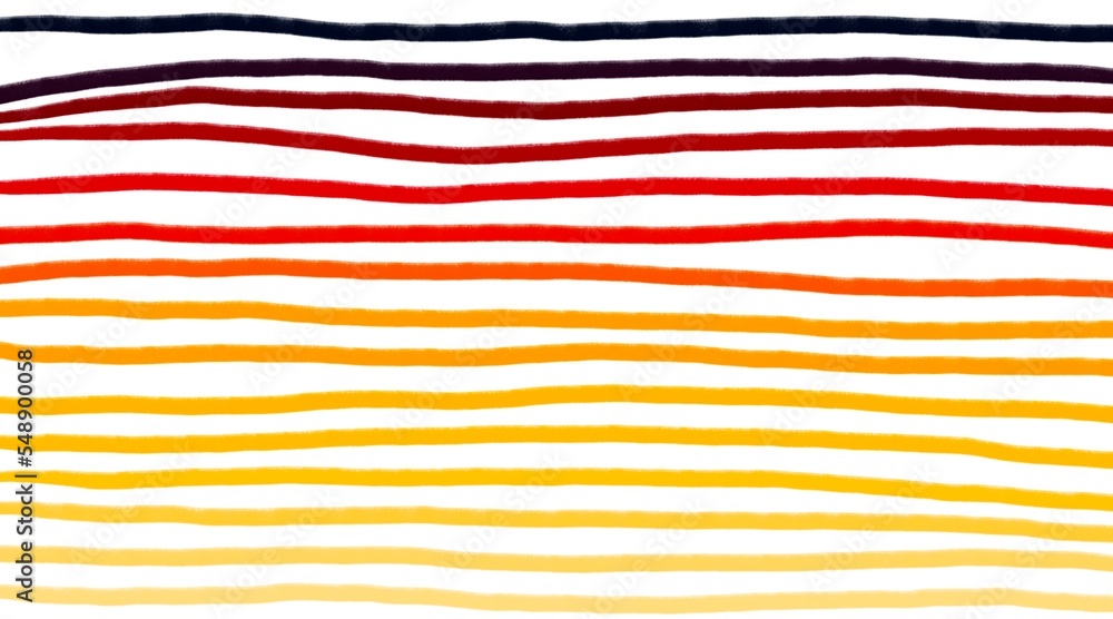 Aufkleber abstract line pattern with yellow and red gradation for background and wallpaper