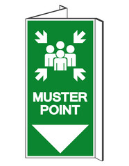 Muster Point Symbol Sign, Vector Illustration, Isolated On White Background Label .EPS10