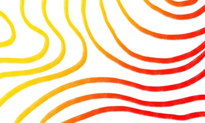 Abstract line pattern with yellow and red gradation for background and wallpaper